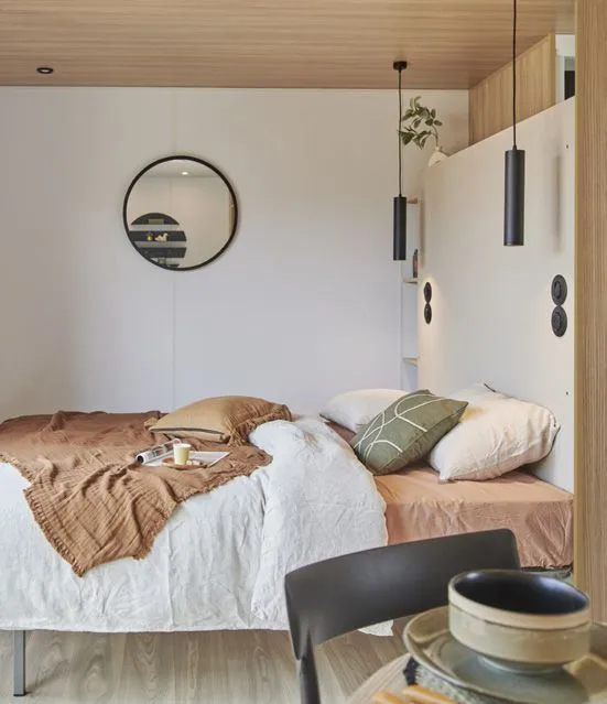 Cottage MALIBU DOUBLE PREMIUM - 2 bedroom + 1 parental module, 3 bathrooms - jacuzzi