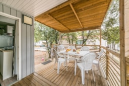 Huuraccommodatie(s) - Comfort | 30M² | 3 Bedrooms | Built-In Terrace - - Homair-Marvilla - Camping Les Rives du Luberon