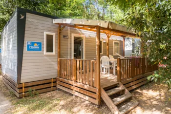 Mietunterkunft - Comfort | 32M² | Klimaanlage | 3 Schlafzimmer | Hochterrasse - - Camping Marvilla Parks - Les Rives du Luberon