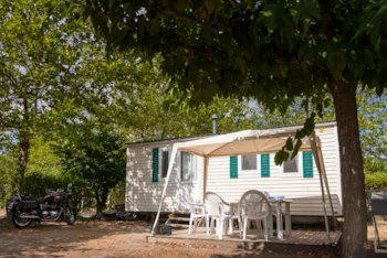 Mietunterkunft - Classic | 23M² | Klimaanlage | 2 Schlafzimmer | Einfache Terrasse - - Camping Marvilla Parks - Les Rives du Luberon