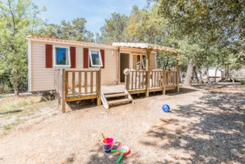 Mietunterkunft - Classic | 30M² | 3 Schlafzimmer | Hochterrasse - - Camping Marvilla Parks - Les Rives du Luberon