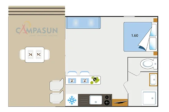 Chalet Hotelier - 26 M² - 1 Chambre