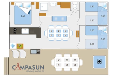 Chalet Premium with private Spa 3 bedrooms — 10