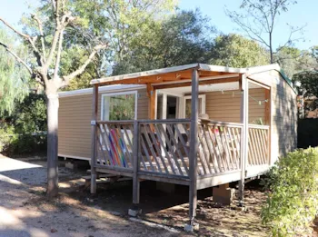Mietunterkunft - Mobilheim Azur 4- 26M² - 2 Schlafzimmer - Campasun Camping Mas de Pierredon