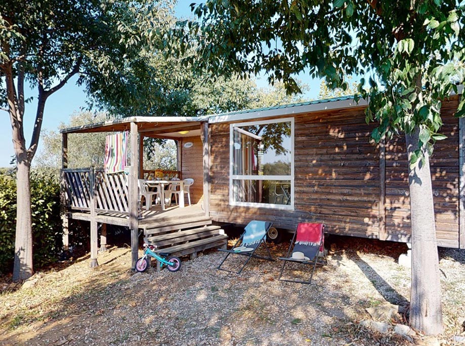 Location - Mobil Home Azur 5 - 26M² - 2 Chambres (1Lit - 12 Ans) - Campasun camping Mas de Pierredon