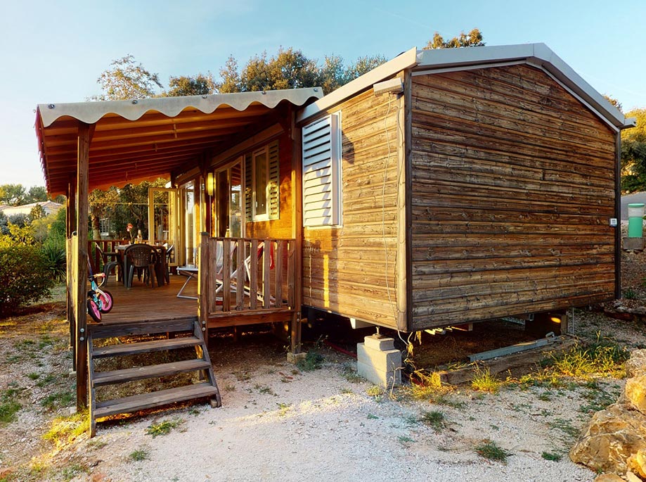 Location - Mobil Home Provence - 32M² - 3 Chambres - Campasun camping Mas de Pierredon
