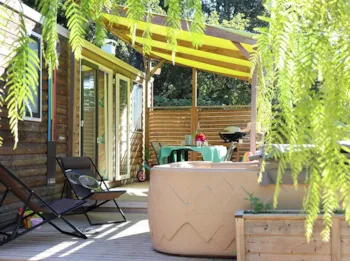 Mietunterkunft - Mobilheim Prestige Mit Spa - 36M² - 4 Schlafzimmer - Campasun Camping Mas de Pierredon