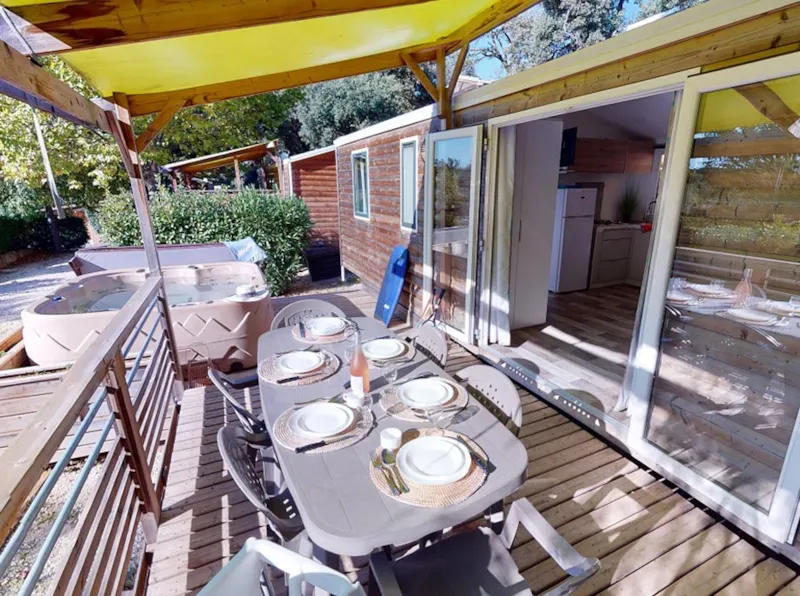 Mobil Home Prestige Avec Spa - 36M² - 4 Chambres