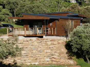 Mietunterkunft - Chalet Portissol Mit Spa - 35M² - 2 Schlafzimmer - Campasun Camping Mas de Pierredon