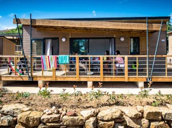 Mietunterkunft - Hütte Premium Mit Spa 3 Zimmer - Campasun Camping Mas de Pierredon