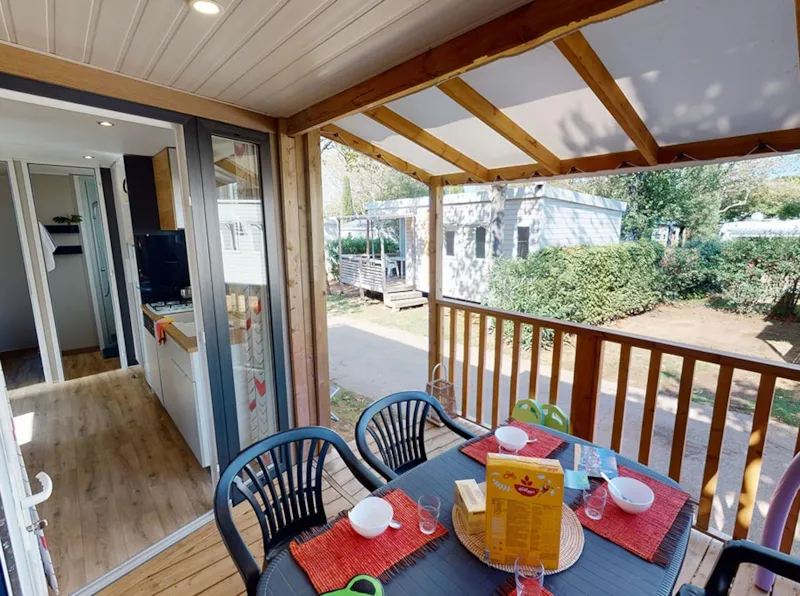 Mobil Home Castellet  - 28 M² - 2 Chambres + Plancha