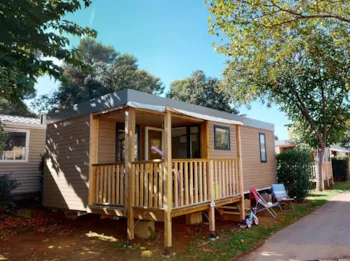 Mietunterkunft - Mobilheim Castellet - 28 M² - 2 Schlafzimmer + Plancha - Campasun Camping Mas de Pierredon