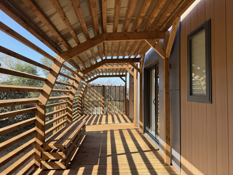 Taos Luxe 35M2 Terrasse Couverte + Jacuzzi Privatif - 4 Pers - 2 Sdb - A/C - Kit Linge Inclus