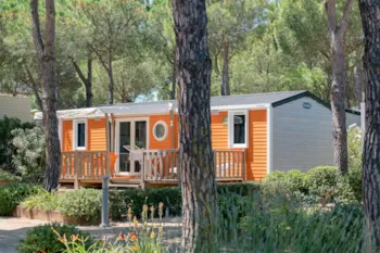 Mietunterkunft - Cottage Colors 2 Schlafzimmer 2 Badezimmer Klimanlage Premium - Camping Sandaya Cypsela Resort