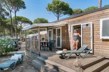 Mietunterkunft - Cottage Pinède 2 Schlafzimmer Klimaanlage*** - Camping Sandaya Cypsela Resort