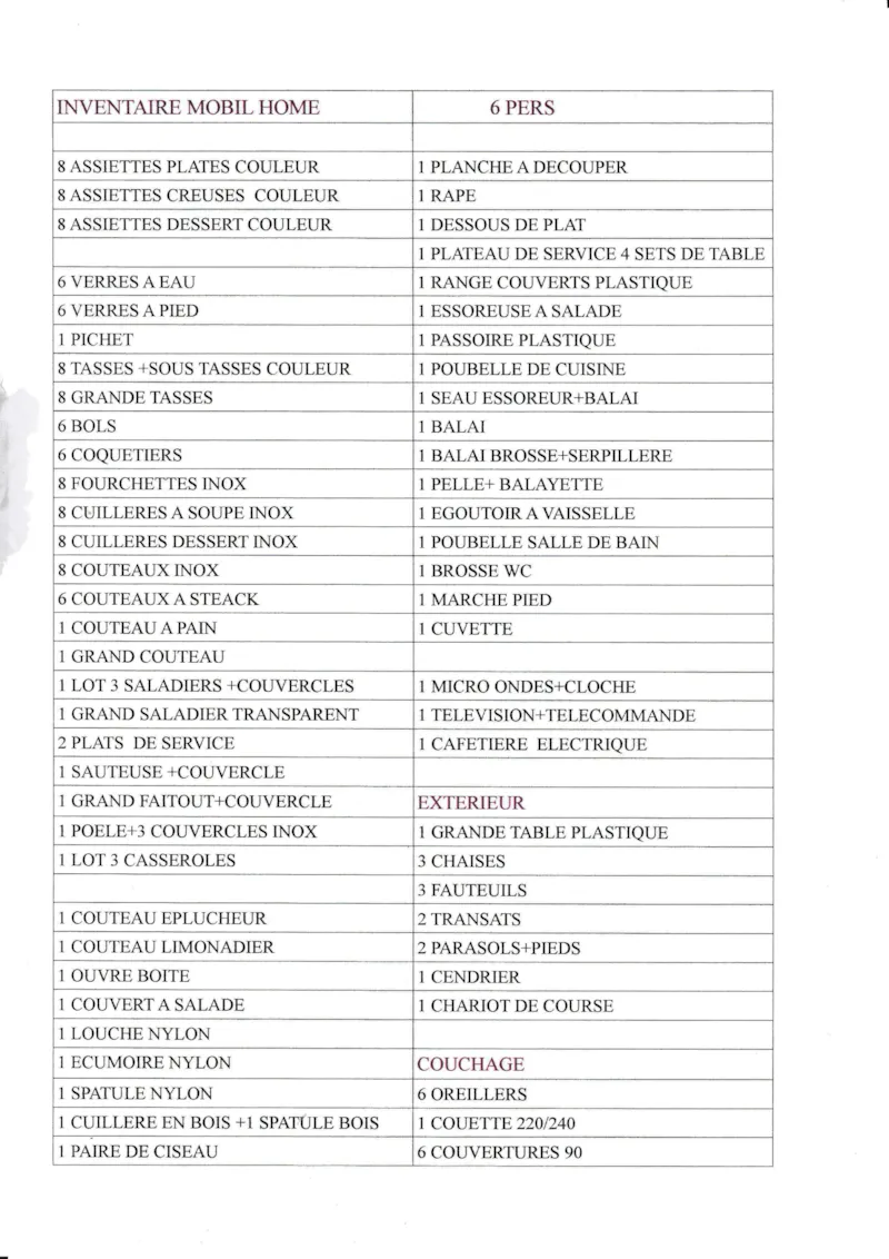 Mh 6 Clim- 3 Chambres - 1 Lit Double - 4 Lits Simples