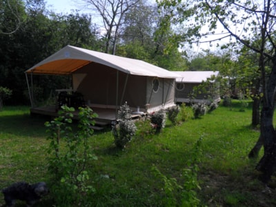 Furnished tent Safari 48 ft²/ public toilet blocks — 4