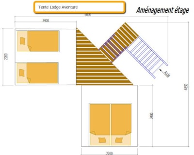 Lodge Confort Aventure 25m² (2 bedrooms)