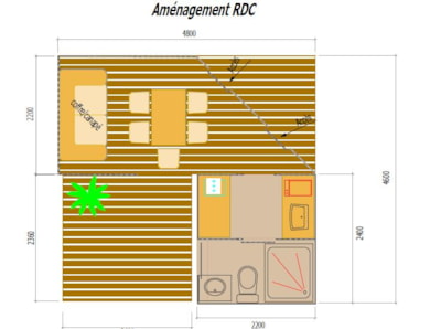 Lodge Confort Aventure 25m² (2 bedrooms)