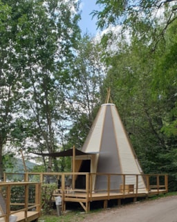 Accommodation - Tepee Home 34M² (3 Bedrooms) Without Toilet Block - Camping Sunêlia La Source