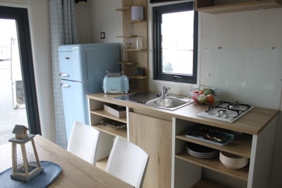 Cabin Glamping 22m² (2 bedrooms) without toilet block