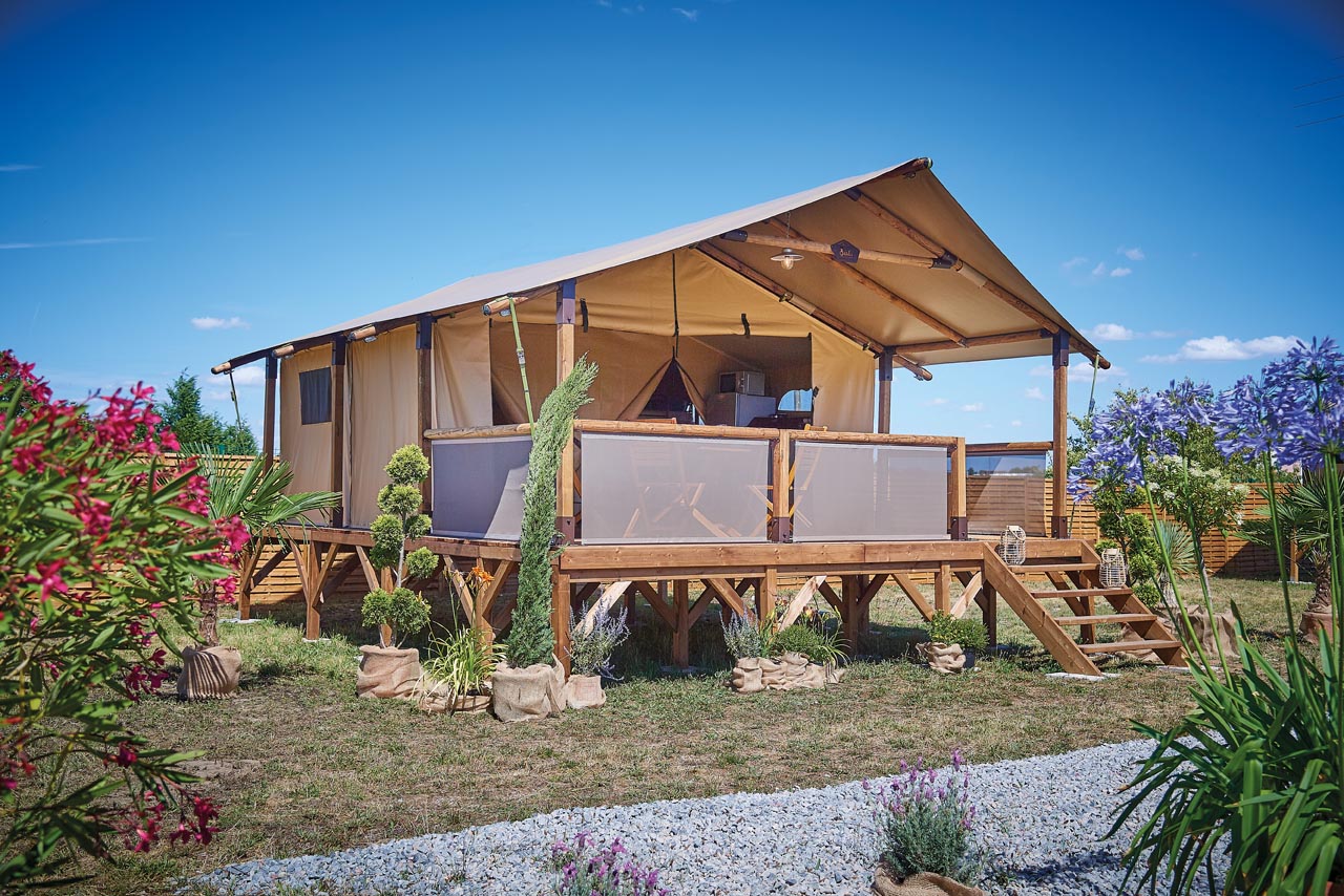 Location - Lodge Confort Carladès 32M² (2 Chambres) - Camping Sunêlia La Source