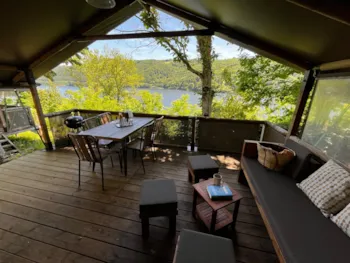 Mietunterkunft - Lodge Confort Laussac 23M² (2 Zimmer) - Camping Sunêlia La Source