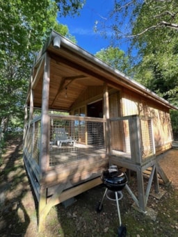 Location - Lodge Prestige Thérondels 34M² (2 Chambres) - Plancha - Camping Sunêlia La Source
