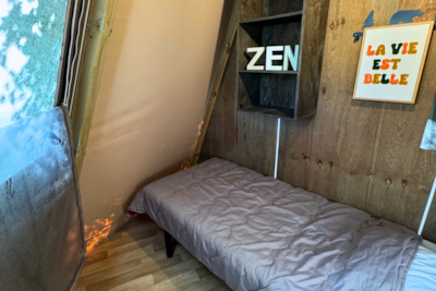 Tepee home 34m² (3 bedrooms) without toilet block