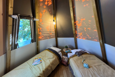 Tepee home 34m² (3 bedrooms) without toilet block