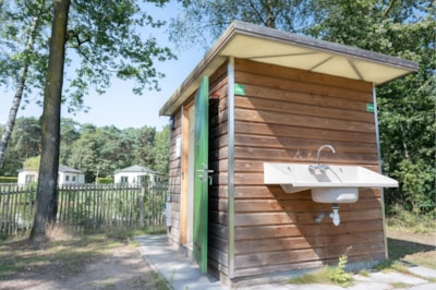 Pitch with private facilities