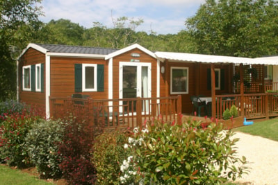 Eden air-conditioned mobile home Super Sélénia 36m² Semi-covered terrace 27 m² 2 bedrooms