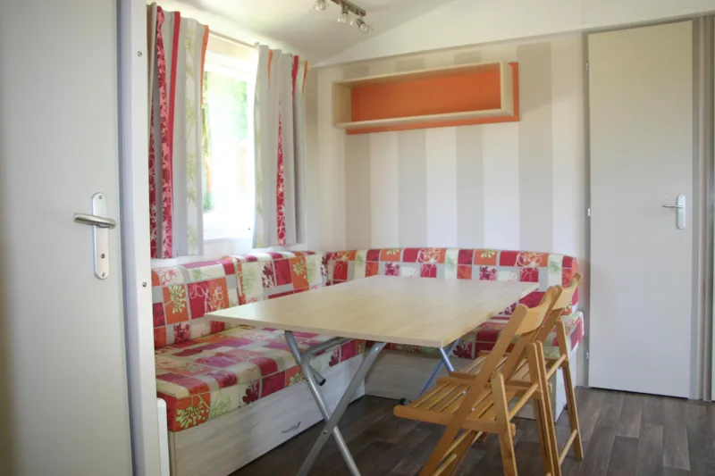 Mobil Home Climatisé Titeuf Ou Bandit Titania 3 Chambres 32M² + Terrasse Semi Couverte 18 M²