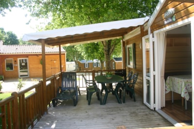 Samba Helios 32m² air-conditioned mobile home for people with reduced mobility - 18m² semi-covered terrace