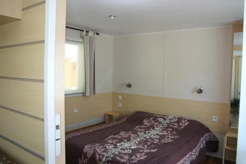 Mobil Home Pmr Climatisé Samba Helios 32M² - Terrasse Semi Couverte 18 M² Lit Bébé Possible