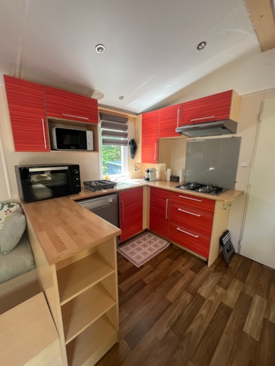Eden air-conditioned mobile home Super Sélénia 36m² Semi-covered terrace 27 m² 2 bedrooms