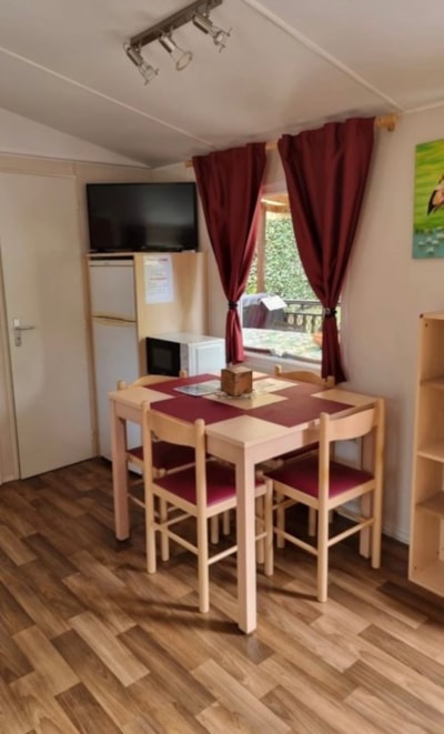 Eden air-conditioned mobile home Super Sélénia 36m² Semi-covered terrace 27 m² 2 bedrooms