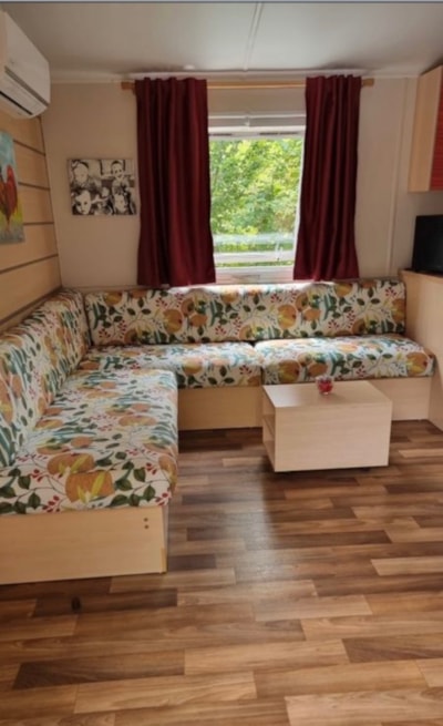 Eden air-conditioned mobile home Super Sélénia 36m² Semi-covered terrace 27 m² 2 bedrooms