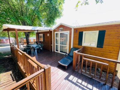 Samba Helios 32m² air-conditioned mobile home for people with reduced mobility - 18m² semi-covered terrace