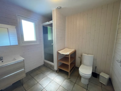 45 m² Rubis, Vicky, or Benji cottage - 20 m² covered terrace