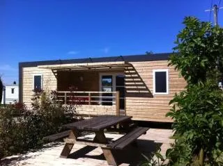 Mietunterkunft - Cottage Premim Meerblick - Camping La Baie des Veys
