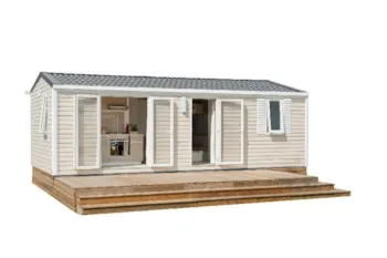 Mietunterkunft - Cottage Confort Riviera - Camping La Baie des Veys