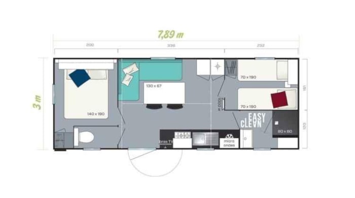 Mobil Home Titania 4 Personnes