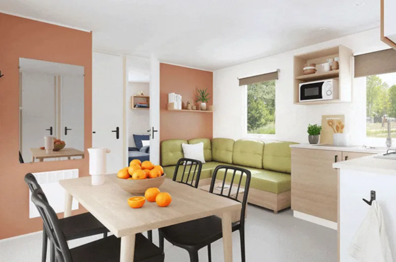 Mobil Home Cordelia 3 Chambres - Terrasse Semi-Couverte - 6 Personnes