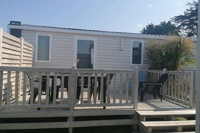 Location - Mobil-Home Titania 4 Pers Terrasse Semi-Couverte - Camping La Baie des Veys
