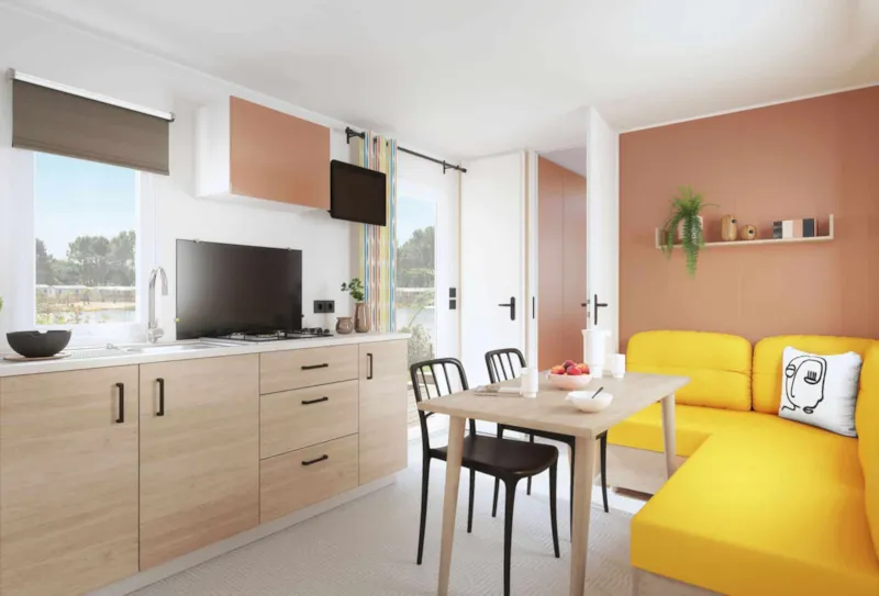 Mobil-Home Titania 4 Pers Terrasse Semi-Couverte