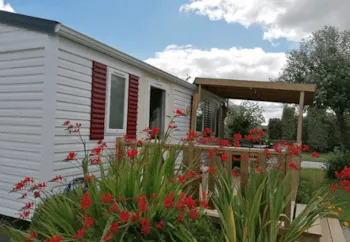 Location - Mobil Home Classique Terrasse Semi Couverte 4 Pers - Camping La Baie des Veys