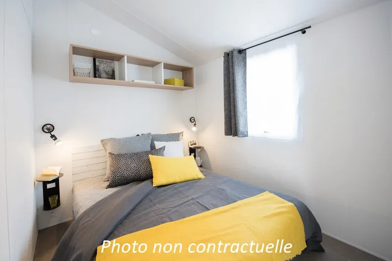 Mobil-Home Pacifique 25M² (2 Chambres) + Terrasse Couverte