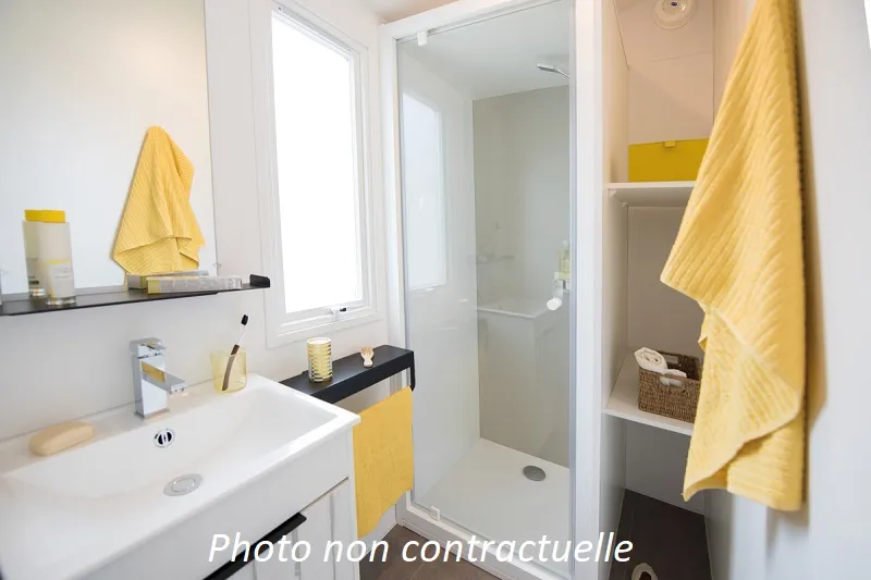 Mobil-Home Pacifique 25M² (2 Chambres) + Terrasse Couverte