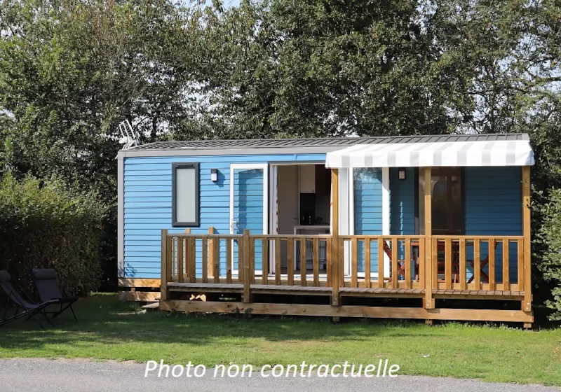 Mobil-Home Pacifique 25M² (2 Chambres) + Terrasse Couverte